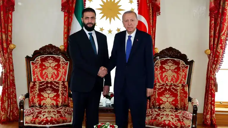 Erdoğan-Şara Görüşmesi Dolmabahçe'de